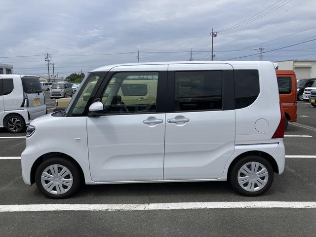 タントX14インチフルホイールキャップ フルLEDヘッドランプ オート格納式カラードドアミラー 左側パワースライドドア TFTカラーマルチインフォメーションディスプレイ フルファブリックシート(静岡県)の中古車
