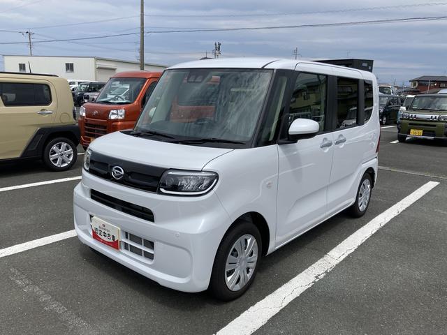 タントX14インチフルホイールキャップ フルLEDヘッドランプ オート格納式カラードドアミラー 左側パワースライドドア TFTカラーマルチインフォメーションディスプレイ フルファブリックシート(静岡県)の中古車