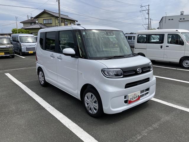 タントX14インチフルホイールキャップ フルLEDヘッドランプ オート格納式カラードドアミラー 左側パワースライドドア TFTカラーマルチインフォメーションディスプレイ フルファブリックシート(静岡県)の中古車