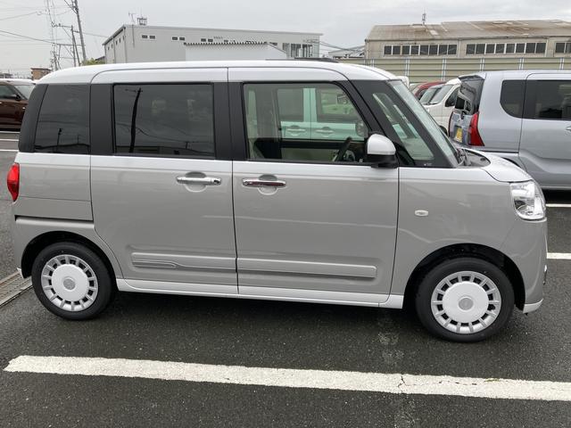 ムーヴキャンバスストライプスＧ１４インチフルホイールキャップ　ＬＥＤヘッドランプ　ＬＥＤフォグランプ　ホっとカップホルダー　両側パワースライドドア　キーフリーシステム　プッシュボタンスタート　ＵＶカットガラス（静岡県）の中古車