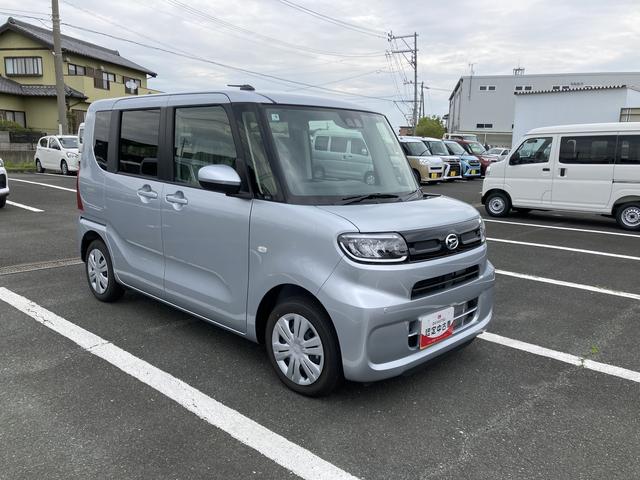 タントＸ１４インチフルホイールキャップ　フルＬＥＤヘッドランプ　オート格納式カラードドアミラー　左側パワースライドドア　ＴＦＴカラーマルチインフォメーションディスプレイ　フルファブリックシート（静岡県）の中古車