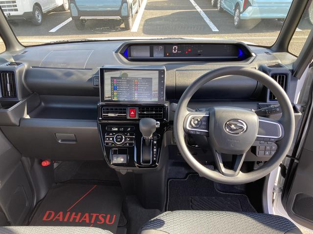 タントカスタムX14インチアルミホイール 大型エアロバンパー フルLEDヘッドランプ オート格納式カラードドアミラー 両側パワースライドドア キーフリーシステム プッシュボタンスタート(静岡県)の中古車