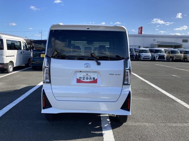 タントカスタムＸ１４インチアルミホイール　大型エアロバンパー　フルＬＥＤヘッドランプ　オート格納式カラードドアミラー　両側パワースライドドア　キーフリーシステム　プッシュボタンスタート（静岡県）の中古車