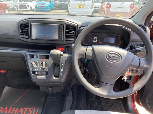 ミライースＬ　ＳＡIII１３インチフルホイールキャップ　マルチリフレクターハロゲンヘッドランプ　可倒式ドアミラー　自発光式デジタルメーターアンバーイルミネーションメーター　マニュアルエアコン（ダイヤル式）　キーレスエントリー（静岡県）の中古車