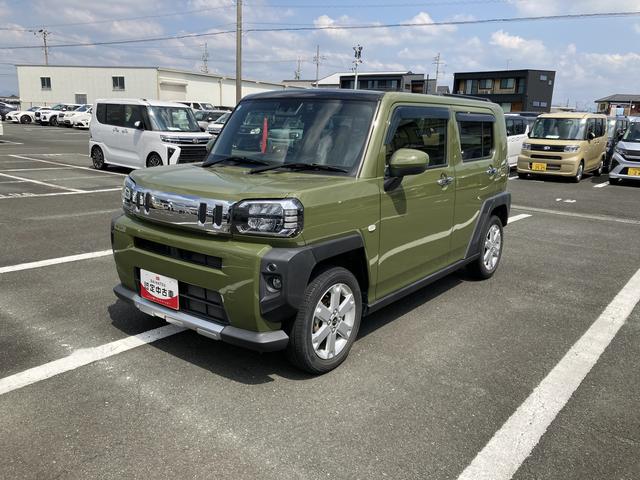 タフトGターボ クロムベンチャー15インチアルミホイール(シルバー塗装) オートレベリング機能付フルLEDヘッドランプ LEDフォグランプ 本革巻ステアリングホイール 本革巻インパネセンターシフト(静岡県)の中古車