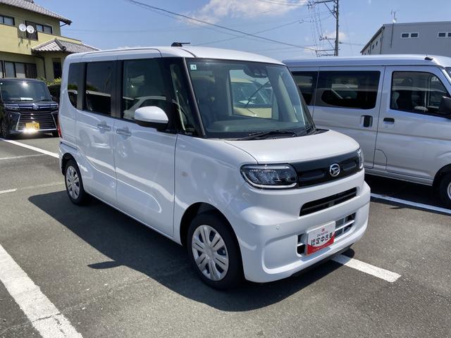 タントX14インチフルホイールキャップ フルLEDヘッドランプ オート格納式カラードドアミラー 左側パワースライドドア TFTカラーマルチインフォメーションディスプレイ フルファブリックシート(静岡県)の中古車