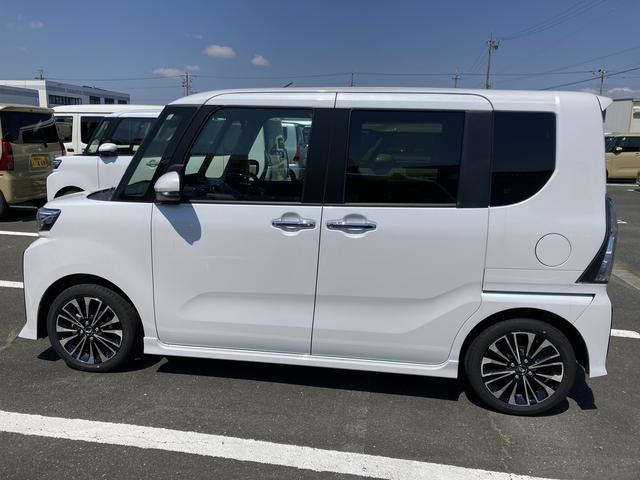タントカスタムRS15インチアルミホイール キーフリーシステム プッシュボタンスタート オートエアコン(プッシュ式) フルLEDヘッドランプ オート格納式カラードドアミラー 本革巻ステアリングホイール(静岡県)の中古車