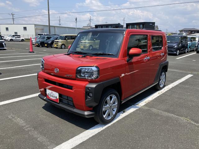 タフトＧ１５インチアルミホイール　オートレベリング機能付フルＬＥＤヘッドランプ　ＬＥＤフォグランプ　本革巻ステアリングホイール　本革巻インパネセンターシフト　ＴＦＴカラーマルチインフォメーションディスプレイ（静岡県）の中古車