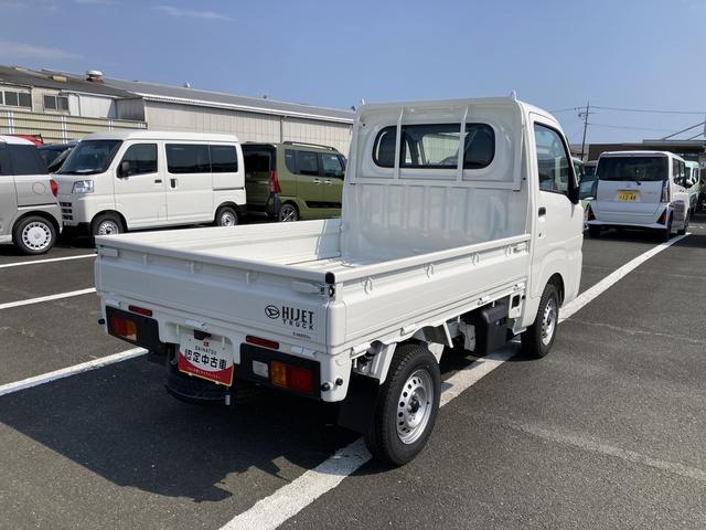 ハイゼットトラックスタンダード2WD CVT スーパーUVIRカットガラス(フロントウィンドウ) プリントレザーシート表皮 マニュアルエアコン 電動式パワーステアリング(静岡県)の中古車