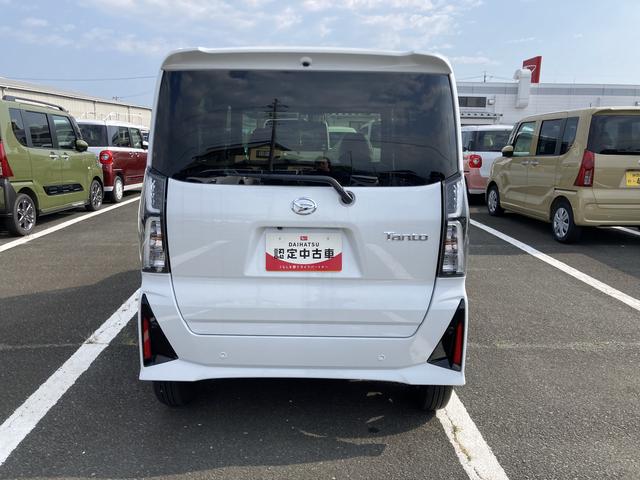 タントカスタムＸ１４インチアルミホイール　大型エアロバンパー　フルＬＥＤヘッドランプ　オート格納式カラードドアミラー　両側パワースライドドア　キーフリーシステム　プッシュボタンスタート（静岡県）の中古車