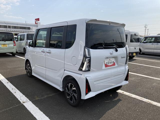 タントカスタムＸ１４インチアルミホイール　大型エアロバンパー　フルＬＥＤヘッドランプ　オート格納式カラードドアミラー　両側パワースライドドア　キーフリーシステム　プッシュボタンスタート（静岡県）の中古車
