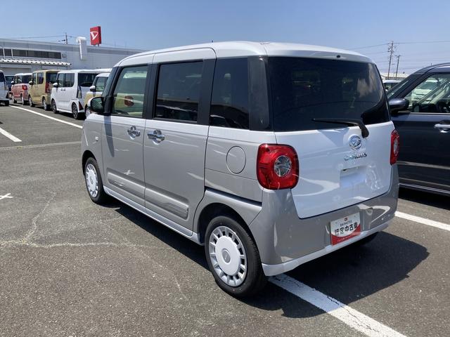 ムーヴキャンバスストライプスＧ１４インチフルホイールキャップ　ＬＥＤヘッドランプ　ＬＥＤフォグランプ　ホっとカップホルダー　両側パワースライドドア　キーフリーシステム　プッシュボタンスタート　ＵＶカットガラス（静岡県）の中古車