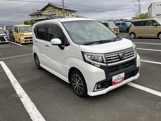 ムーヴカスタム　Ｘ　ハイパーＳＡII１４インチアルミホイール　ウレタンインパネセンターシフト　スーパーＵＶＩＲカットガラス（フロントドア）　ＬＥＤヘッドランプ　自発光式２眼メーター　ＴＦＴカラーマルチインフォメーションディスプレイ（静岡県）の中古車