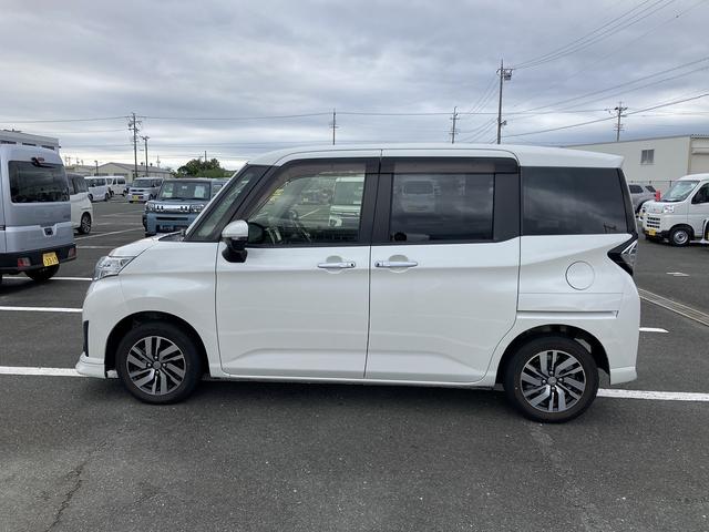 トールカスタムＧ　ＳＡIIＬＥＤヘッドランプ　キーフリーシステム　プッシュボタンスタート　オートエアコン（プッシュ式）　両側パワースライドドア　マルチインフォメーションディスプレイ（静岡県）の中古車