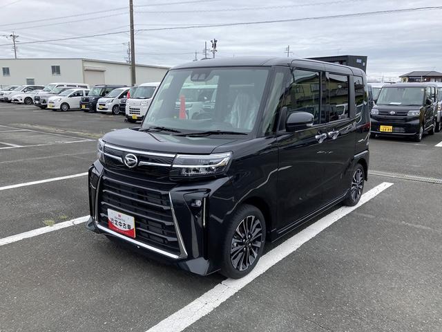 タントカスタムRS15インチアルミホイール キーフリーシステム プッシュボタンスタート オートエアコン(プッシュ式) フルLEDヘッドランプ オート格納式カラードドアミラー 本革巻ステアリングホイール(静岡県)の中古車