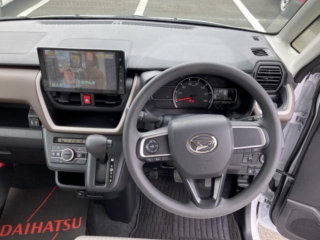 ムーヴXキーフリーシステム プッシュボタンスタート LEDヘッドライト 14インチフルホイールキャップ マルチインフォメーションディスプレイ 左側パワースライドドア(静岡県)の中古車