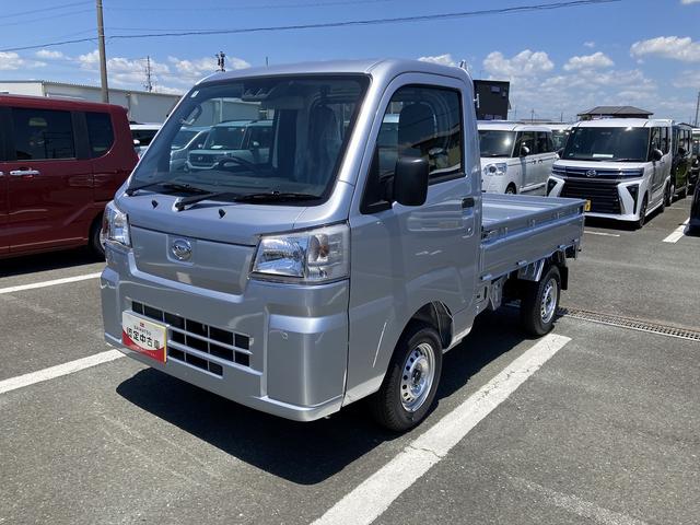 ハイゼットトラックスタンダード２ＷＤ　ＣＶＴ　スーパーＵＶＩＲカットガラス（フロントウィンドウ）　プリントレザーシート表皮　マニュアルエアコン　電動式パワーステアリング（静岡県）の中古車