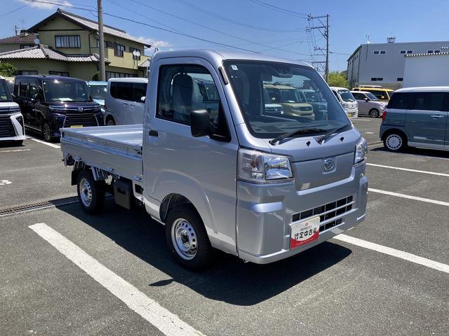 ハイゼットトラックスタンダード２ＷＤ　ＣＶＴ　スーパーＵＶＩＲカットガラス（フロントウィンドウ）　プリントレザーシート表皮　マニュアルエアコン　電動式パワーステアリング（静岡県）の中古車