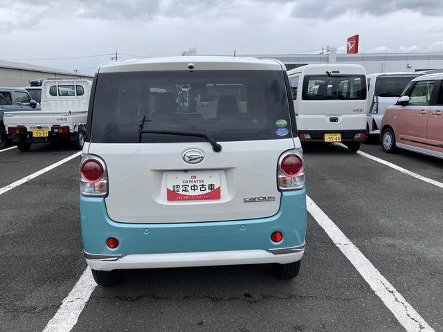 ムーヴキャンバスXメイクアップリミテッド SAIII14インチフルホイールキャップ キーフリーシステム 両側パワースライドドア オートエアコン(プッシュ式) オートライト 置きラクボックス(静岡県)の中古車