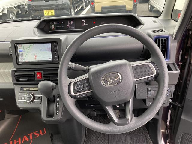 タントX14インチフルホイールキャップ フルLEDヘッドランプ オート格納式カラードドアミラー 左側パワースライドドア TFTカラーマルチインフォメーションディスプレイ フルファブリックシート(静岡県)の中古車