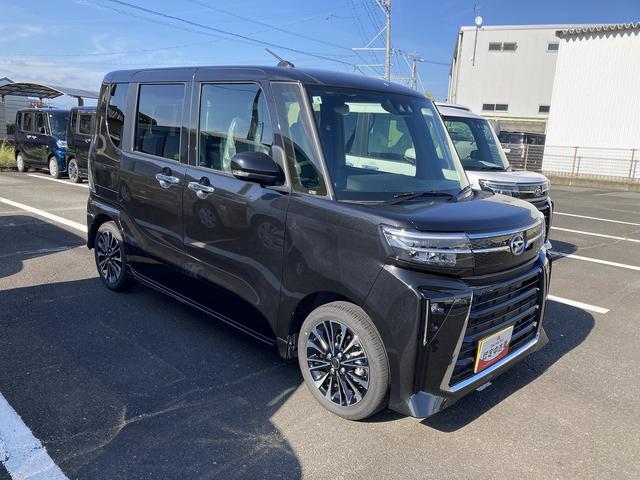 タントカスタムRS15インチアルミホイール キーフリーシステム プッシュボタンスタート オートエアコン(プッシュ式) フルLEDヘッドランプ オート格納式カラードドアミラー 本革巻ステアリングホイール(静岡県)の中古車