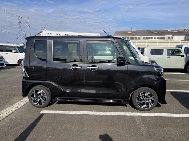 タントカスタムX14インチアルミホイール 大型エアロバンパー フルLEDヘッドランプ オート格納式カラードドアミラー 両側パワースライドドア キーフリーシステム プッシュボタンスタート(静岡県)の中古車