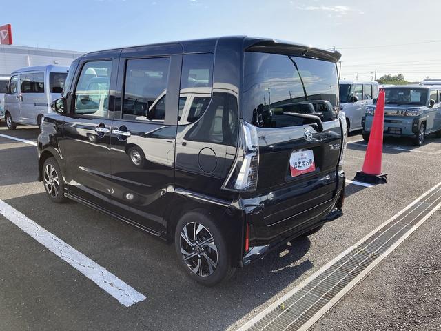 タントカスタムX14インチアルミホイール 大型エアロバンパー フルLEDヘッドランプ オート格納式カラードドアミラー 両側パワースライドドア キーフリーシステム プッシュボタンスタート(静岡県)の中古車