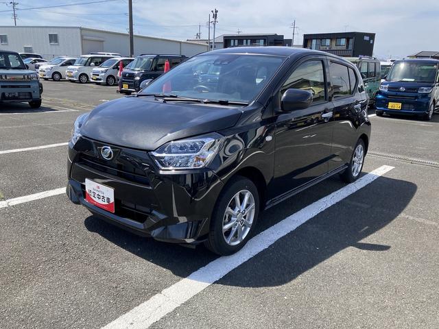 ミライースG SAIII14インチアルミホイール LEDヘッドランプ オート格納式カラードドアミラー 自発光式デジタルメーターブルーイルミネーションメーター オートエアコン(プッシュ式) キーフリーシステム(静岡県)の中古車