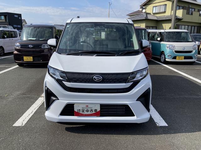 ムーヴXキーフリーシステム プッシュボタンスタート LEDヘッドライト 14インチフルホイールキャップ マルチインフォメーションディスプレイ 左側パワースライドドア(静岡県)の中古車