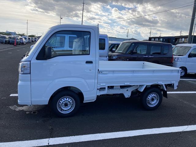 ハイゼットトラックスタンダード４ＷＤ　ＣＶＴ　スーパーＵＶカットガラス（フロントウィンドウ）　プリントレザーシート表皮　マニュアルエアコン　クリーンエアフィルター　電動式パワーステアリング（静岡県）の中古車