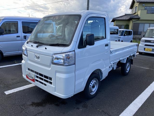 ハイゼットトラックスタンダード４ＷＤ　ＣＶＴ　スーパーＵＶカットガラス（フロントウィンドウ）　プリントレザーシート表皮　マニュアルエアコン　クリーンエアフィルター　電動式パワーステアリング（静岡県）の中古車