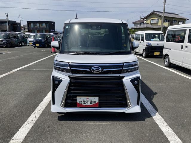タントカスタムＸリミテッドスマートアシスト　キーフリーシステム　ＬＥＤヘッドライト　両側パワースライドドア　コーナーセンサー　ミラクルオープンドア　シートバックテーブル（静岡県）の中古車