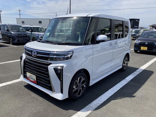 タントカスタムＸリミテッドスマートアシスト　キーフリーシステム　ＬＥＤヘッドライト　両側パワースライドドア　コーナーセンサー　ミラクルオープンドア　シートバックテーブル（静岡県）の中古車