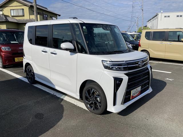 タントカスタムXリミテッドスマートアシスト キーフリーシステム LEDヘッドライト 両側パワースライドドア コーナーセンサー ミラクルオープンドア シートバックテーブル(静岡県)の中古車
