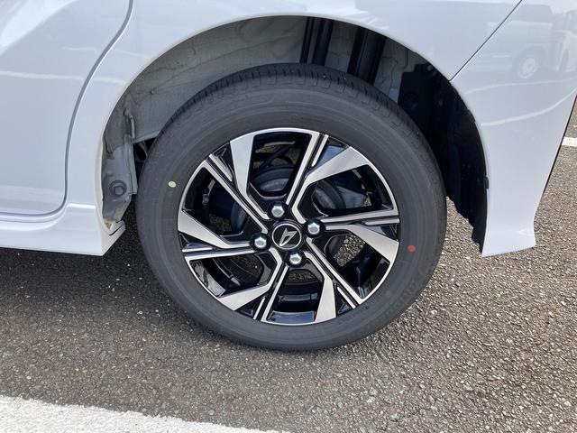 タントカスタムX14インチアルミホイール 大型エアロバンパー フルLEDヘッドランプ オート格納式カラードドアミラー 両側パワースライドドア キーフリーシステム プッシュボタンスタート(静岡県)の中古車