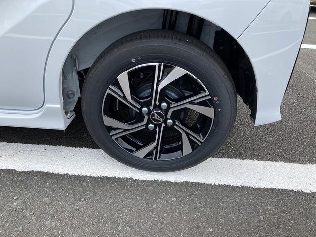 タントカスタムX14インチアルミホイール 大型エアロバンパー フルLEDヘッドランプ オート格納式カラードドアミラー 両側パワースライドドア キーフリーシステム プッシュボタンスタート(静岡県)の中古車