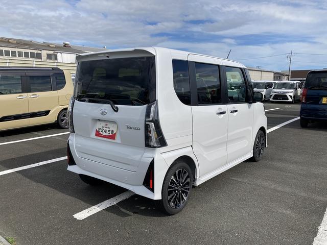 タントカスタムRS15インチアルミホイール キーフリーシステム プッシュボタンスタート オートエアコン(プッシュ式) フルLEDヘッドランプ オート格納式カラードドアミラー 本革巻ステアリングホイール(静岡県)の中古車