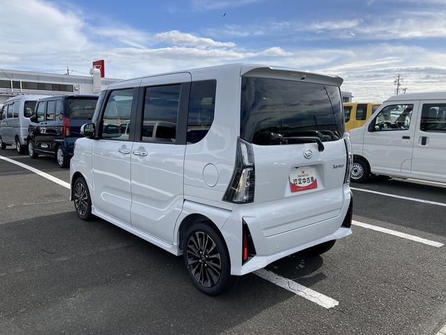タントカスタムRS15インチアルミホイール キーフリーシステム プッシュボタンスタート オートエアコン(プッシュ式) フルLEDヘッドランプ オート格納式カラードドアミラー 本革巻ステアリングホイール(静岡県)の中古車