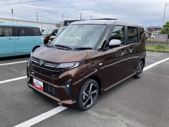 ムーヴＲＳキーフリーシステム　プッシュボタンスタート　ＬＥＤヘッドライト　１５インチアルミホイール　両側パワースライドドア　カラーマルチインフォメーションディスプレイ（静岡県）の中古車