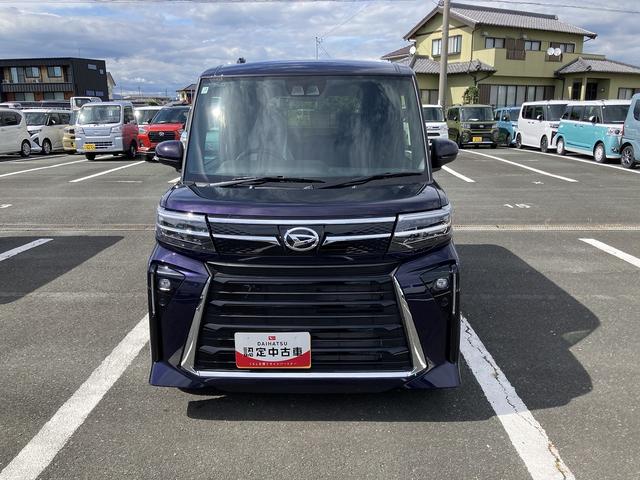 タントカスタムＲＳリミテッド１５インチアルミホイール　キーフリーシステム　プッシュボタンスタート　オートエアコン（プッシュ式）　フルＬＥＤヘッドランプ　オート格納式カラードドアミラー　本革巻ステアリングホイール（静岡県）の中古車
