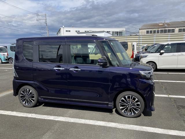 タントカスタムＲＳリミテッド１５インチアルミホイール　キーフリーシステム　プッシュボタンスタート　オートエアコン（プッシュ式）　フルＬＥＤヘッドランプ　オート格納式カラードドアミラー　本革巻ステアリングホイール（静岡県）の中古車
