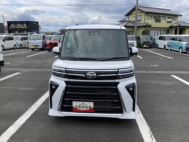 タントカスタムX14インチアルミホイール 大型エアロバンパー フルLEDヘッドランプ オート格納式カラードドアミラー 両側パワースライドドア キーフリーシステム プッシュボタンスタート(静岡県)の中古車