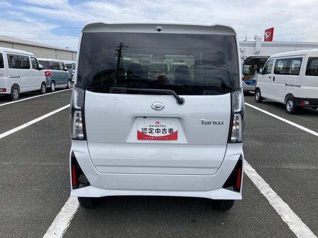 タントカスタムX14インチアルミホイール 大型エアロバンパー フルLEDヘッドランプ オート格納式カラードドアミラー 両側パワースライドドア キーフリーシステム プッシュボタンスタート(静岡県)の中古車