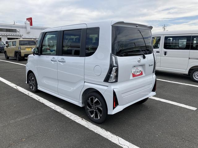 タントカスタムX14インチアルミホイール 大型エアロバンパー フルLEDヘッドランプ オート格納式カラードドアミラー 両側パワースライドドア キーフリーシステム プッシュボタンスタート(静岡県)の中古車