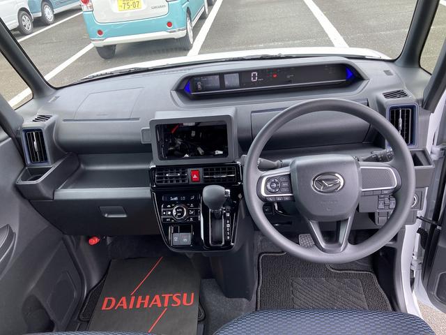 タントカスタムX14インチアルミホイール 大型エアロバンパー フルLEDヘッドランプ オート格納式カラードドアミラー 両側パワースライドドア キーフリーシステム プッシュボタンスタート(静岡県)の中古車