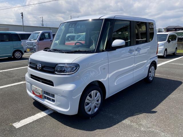 タントXリミテッド14インチフルホイールキャップ フルLEDヘッドランプ オート格納式カラードドアミラー 両側パワースライドドア TFTカラーマルチインフォメーションディスプレイ フルファブリックシート(静岡県)の中古車