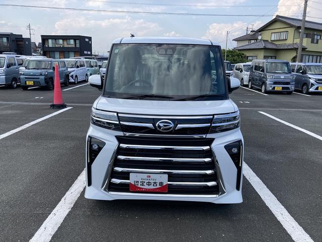 タントカスタムＲＳ１５インチアルミホイール　キーフリーシステム　プッシュボタンスタート　オートエアコン（プッシュ式）　フルＬＥＤヘッドランプ　オート格納式カラードドアミラー　本革巻ステアリングホイール（静岡県）の中古車