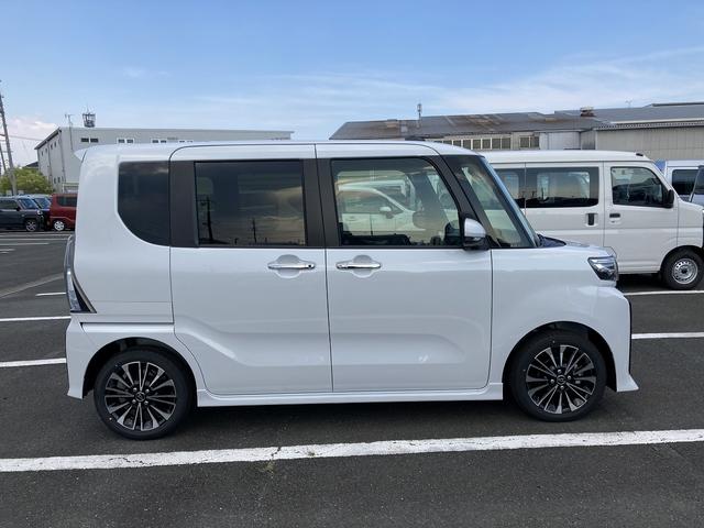 タントカスタムＲＳ１５インチアルミホイール　キーフリーシステム　プッシュボタンスタート　オートエアコン（プッシュ式）　フルＬＥＤヘッドランプ　オート格納式カラードドアミラー　本革巻ステアリングホイール（静岡県）の中古車
