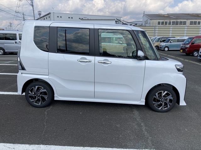 タントカスタムＸリミテッド１４インチアルミホイール　大型エアロバンパー　フルＬＥＤヘッドランプ　オート格納式カラードドアミラー　両側パワースライドドア　キーフリーシステム　プッシュボタンスタート　スマートクルーズ（静岡県）の中古車