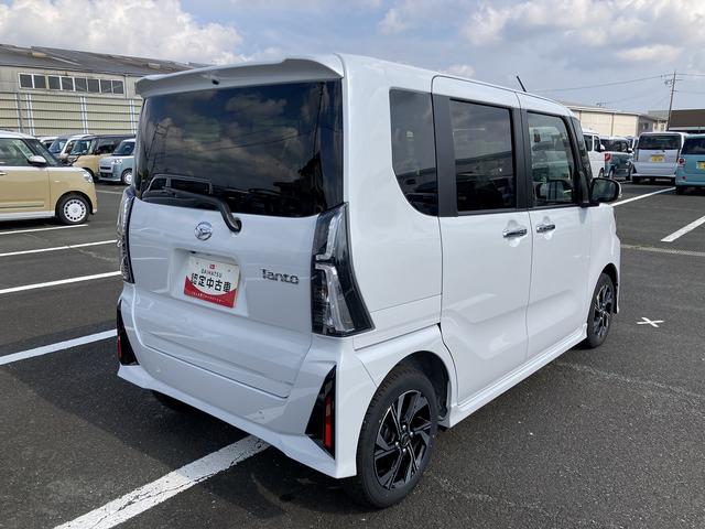 タントカスタムＸリミテッド１４インチアルミホイール　大型エアロバンパー　フルＬＥＤヘッドランプ　オート格納式カラードドアミラー　両側パワースライドドア　キーフリーシステム　プッシュボタンスタート　スマートクルーズ（静岡県）の中古車